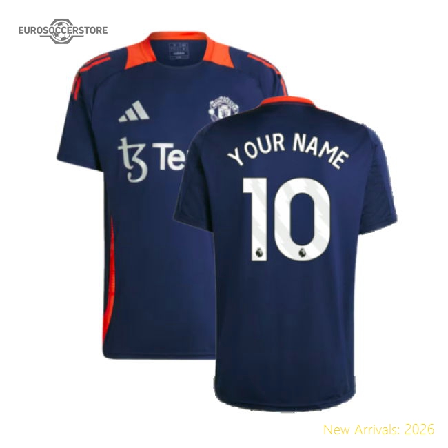 2024-2025 Man Utd Training Jersey (Night Indigo) (Your Name)-Football Jersey Hub