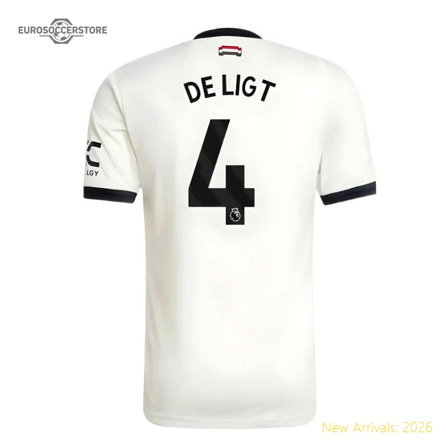 2024-2025 Man Utd Authentic Third Shirt (De Ligt 4)-Football Jersey Hub