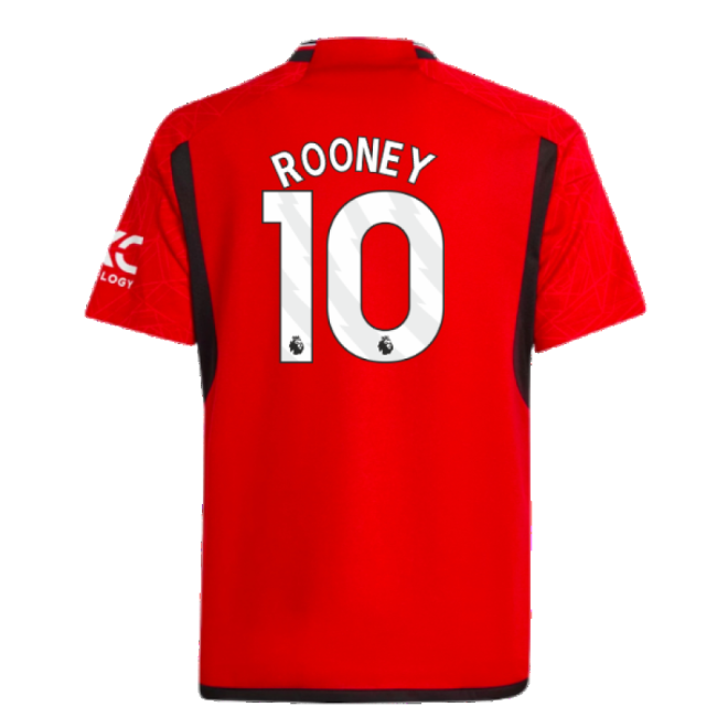 2023-2024 Man Utd Home Shirt (Kids) (Rooney 10)-Football Jersey Hub