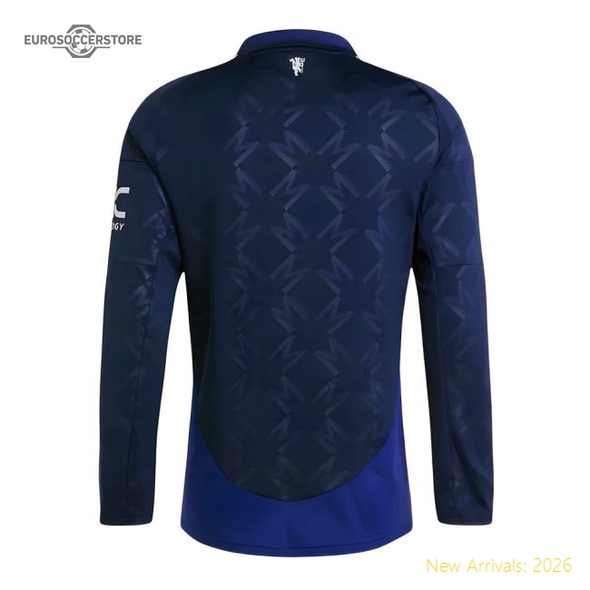 2024-2025 Man Utd Long Sleeve Away Shirt-Football Jersey Hub