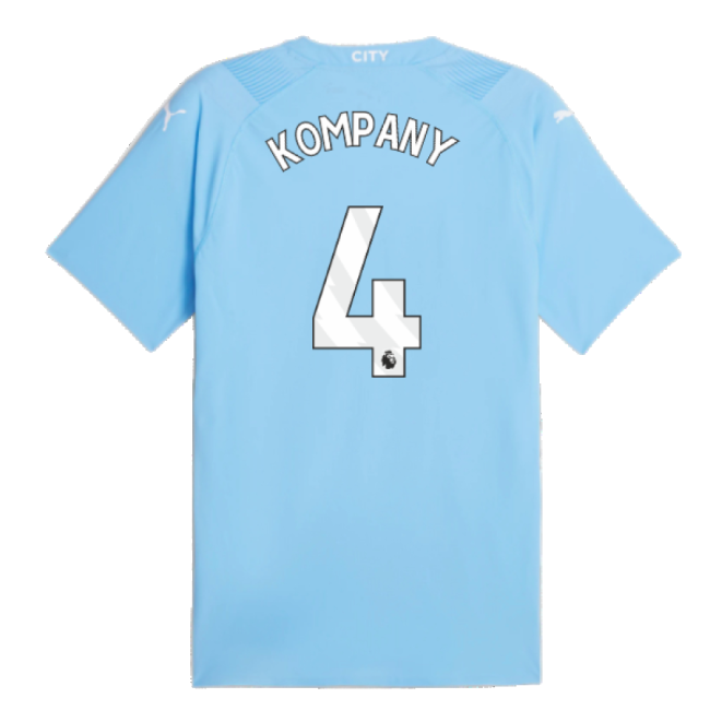 2023-2024 Man City Authentic Home Shirt (KOMPANY 4)-Football Shirts Shop