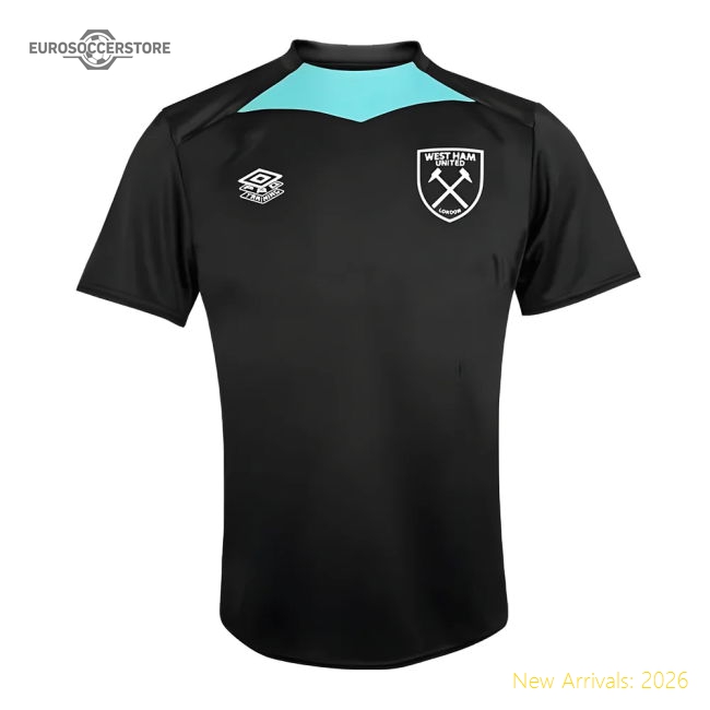 2024-2025 West Ham Training Jersey (Black) - Kids-Vantage Point Soccer