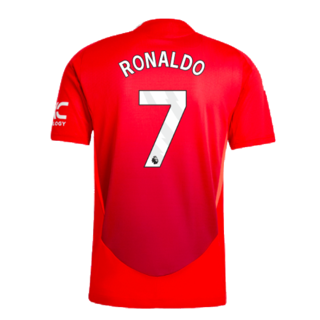 2024-2025 Man Utd Authentic Home Shirt (Ronaldo 7)-Football Jersey Hub