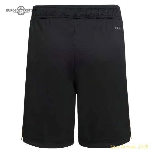 2025-2026 Man Utd Third Shorts (Black) - Kids-Football Jersey Hub