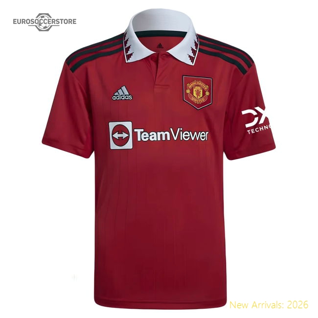 2022-2023 Man Utd Home Shirt (Kids)-Football Jersey Hub