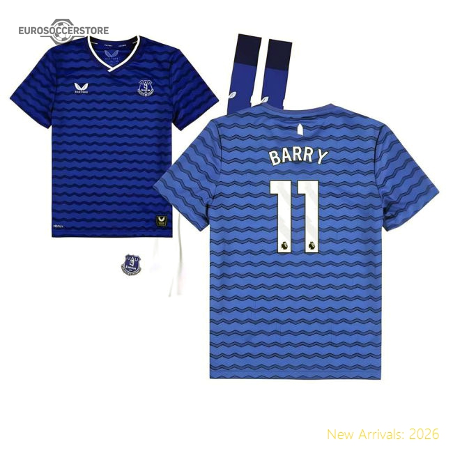 2025-2026 Everton Home Infant Kit (Barry 11)-Football Jersey Hub