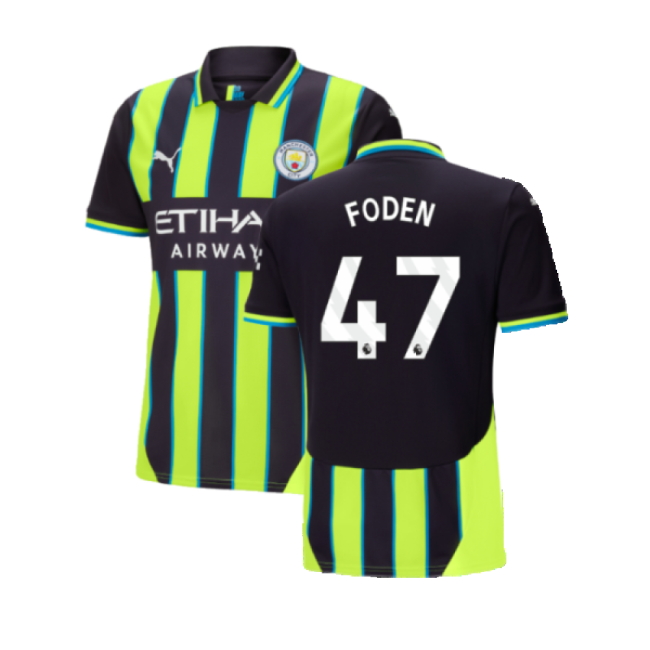 2024-2025 Man City Away Shirt (Foden 47)-Football Jersey Hub
