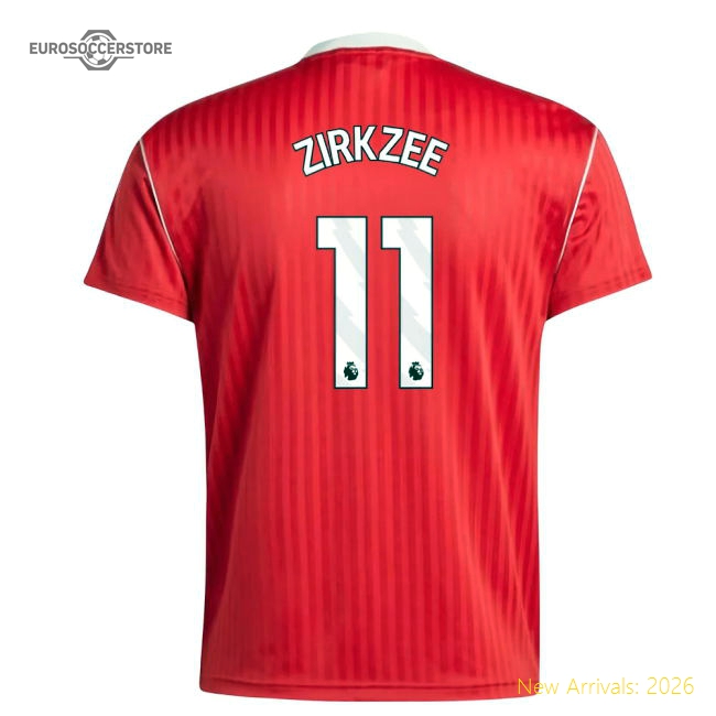 Manchester United Terrace Icons Shirt (Red) (Zirkzee 11)-Football Jersey Hub