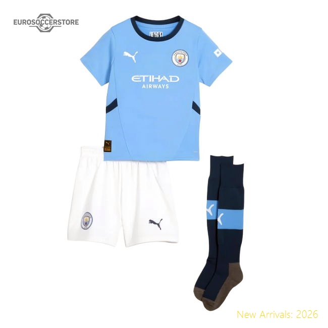 2024-2025 Man City Home Mini Kit (Grealish 10)-Football Shirts Shop