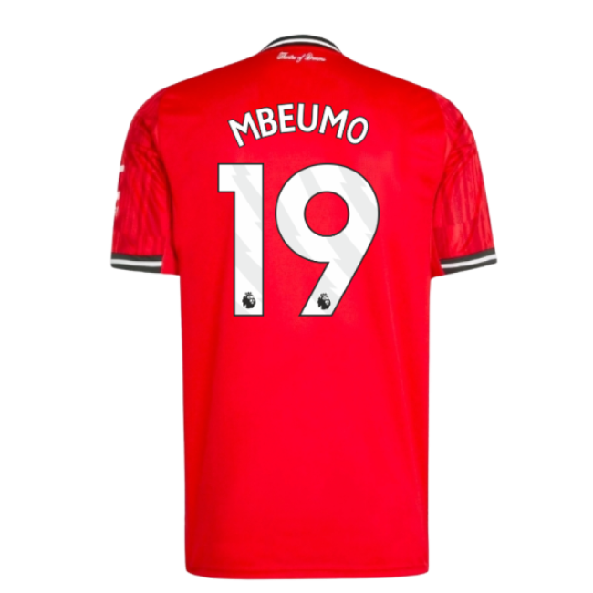 2025-2026 Man Utd Home Shirt (Mbeumo 19)-Football Jersey Hub