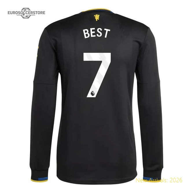 2025-2026 Man Utd Authentic Long Sleeve Third Shirt (Best 7)-Football Jersey Hub