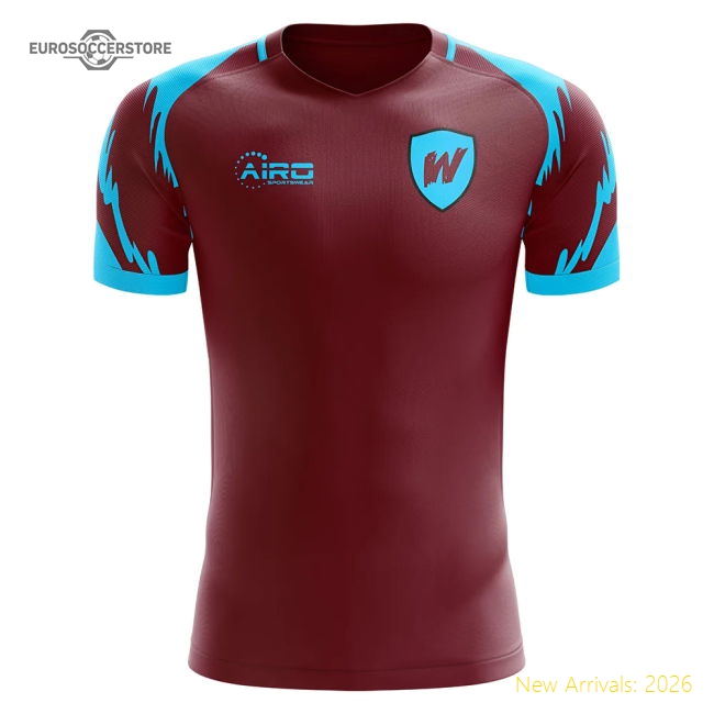 2025-2026 West Ham Home Concept Football Shirt (Your Name)-Vantage Point Soccer