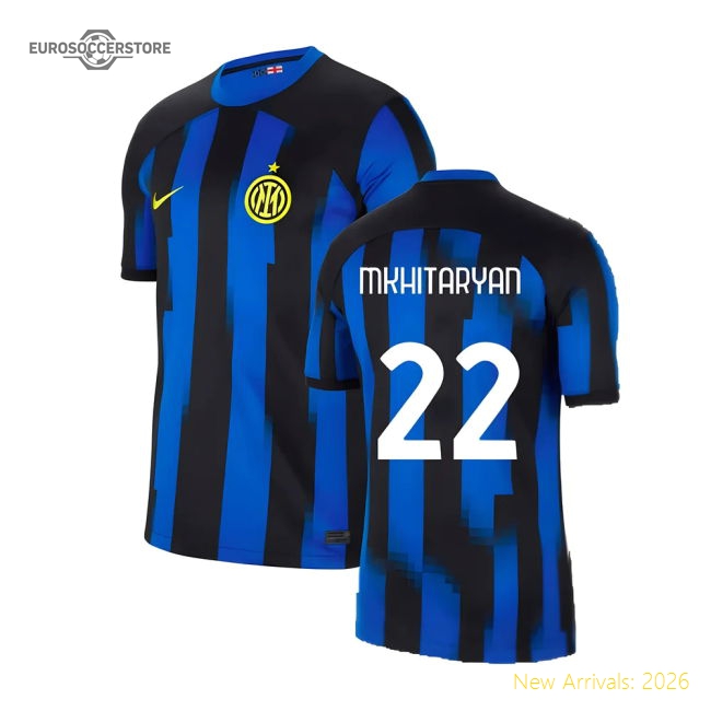 2023-2024 Inter Milan Home Shirt (Mkhitaryan 22)-Football Shirts Shop