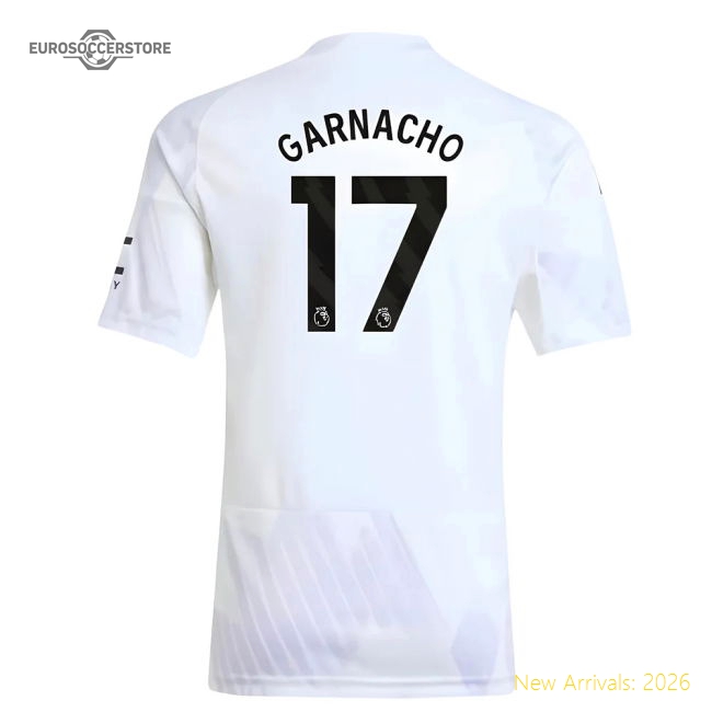 2025-2026 Man Utd Away Shirt (Kids) (Garnacho 17)-Football Jersey Hub