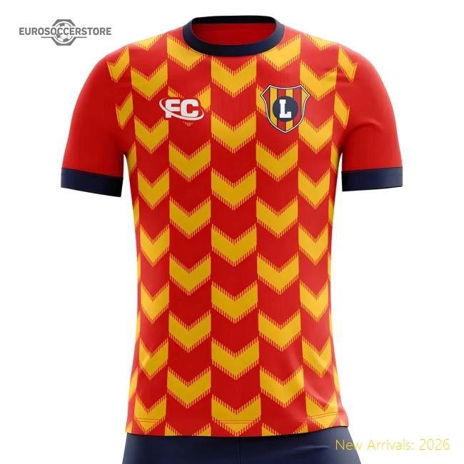 2018-2019 Lecce Fans Culture Home Concept Shirt-Vantage Point Soccer