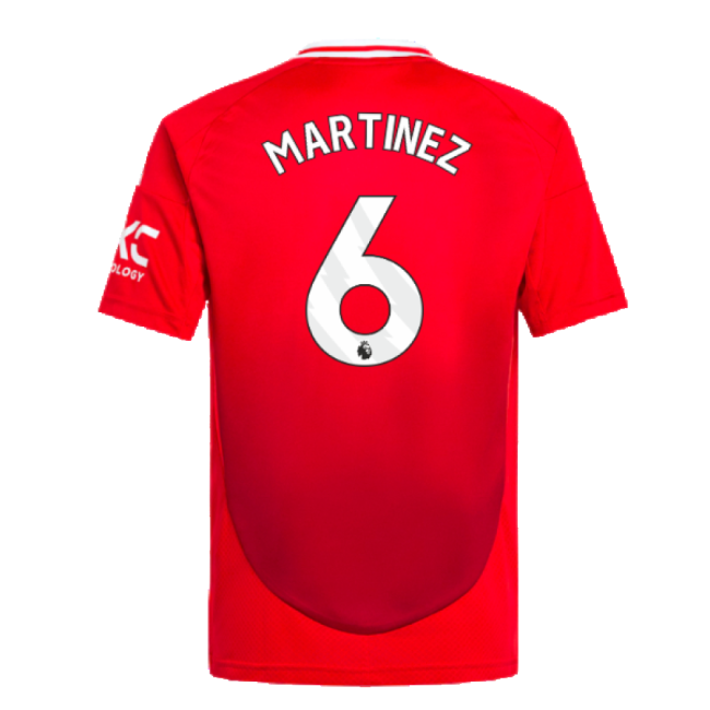 2024-2025 Man Utd Home Mini Kit (Martinez 6)-Football Jersey Hub