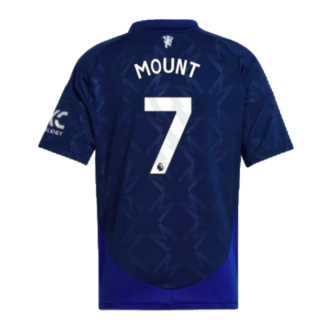2024-2025 Man Utd Away Shirt (Kids) (Mount 7)-Football Jersey Hub