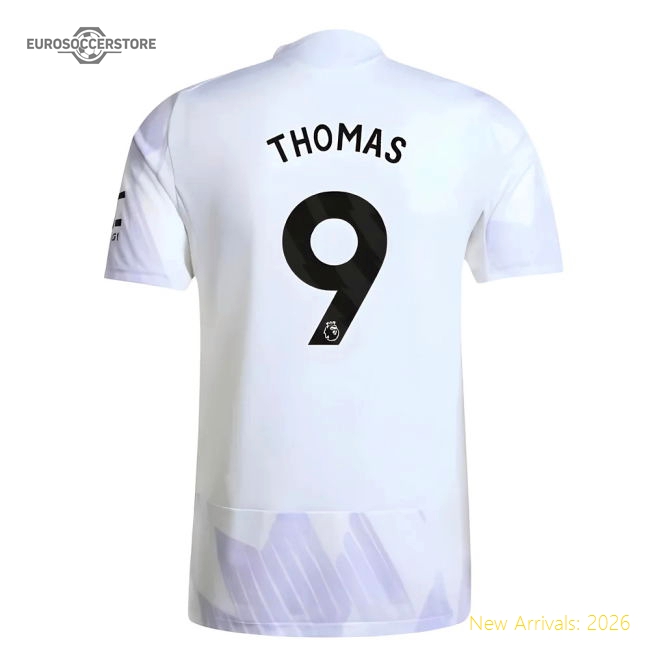 2025-2026 Man Utd Authentic Away Shirt (Thomas 9)-Football Jersey Hub