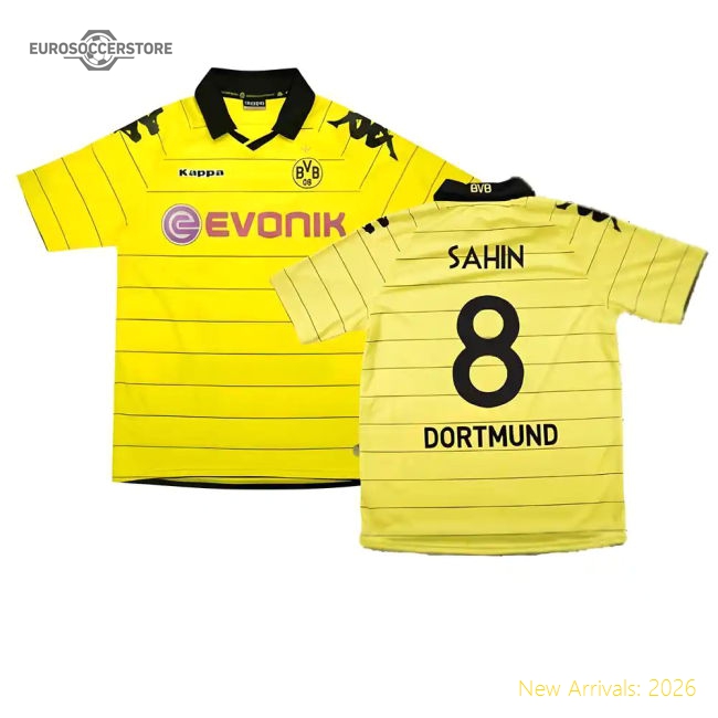 Borussia Dortmund 2010-11 Home Shirt ((Excellent) M) (Sahin 8)-Football Jersey Hub
