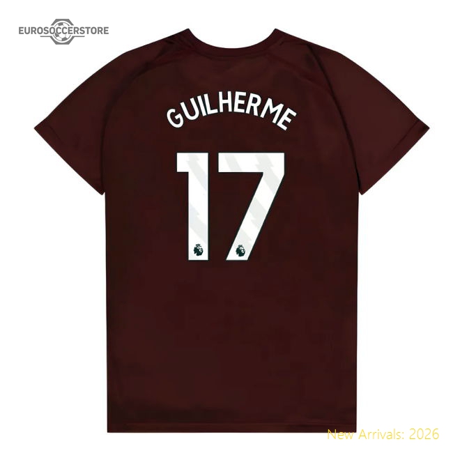 West Ham United Poly T-Shirt (Claret/Blue) - Kids (Guilherme 17)-Vantage Point Soccer