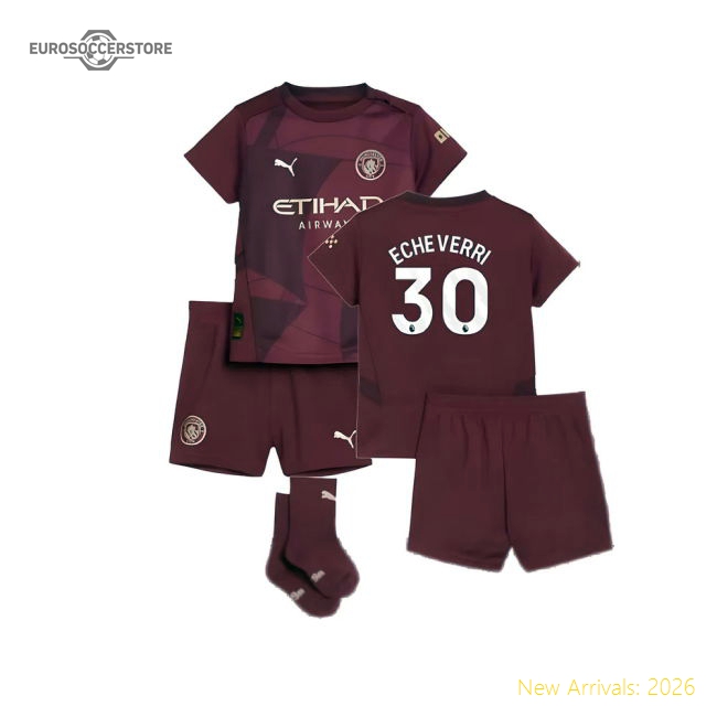 2024-2025 Man City Third Baby Kit (Echeverri 30)-Football Jersey Hub