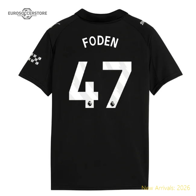 2025-2026 Man City Away Mini Kit (Foden 47)-Football Jersey Hub