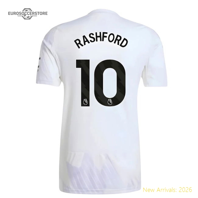 2025-2026 Man Utd Away Shirt (Rashford 10)-Football Jersey Hub
