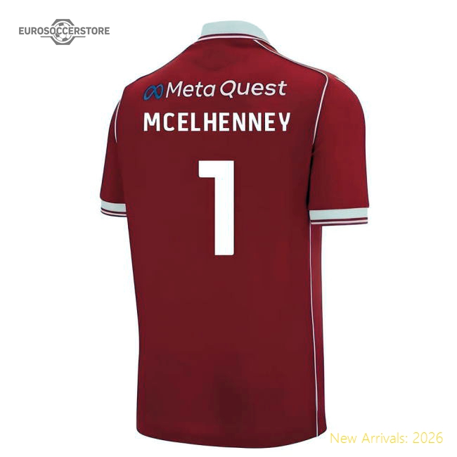 Wrexham (Mcelhenney 2025-2026 Home Kit Kit Team Pride Casual Wear-PitchVibe Kits