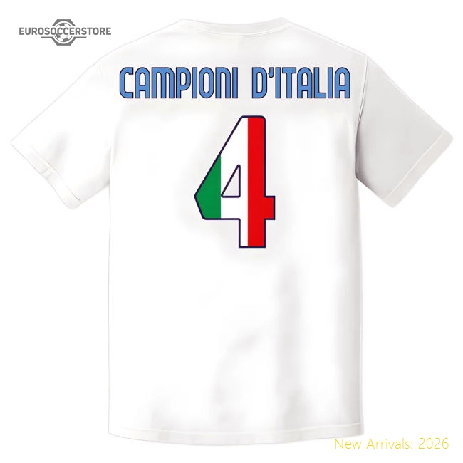 Forza Napoli Campioni T-Shirt (White)-Vantage Point Soccer