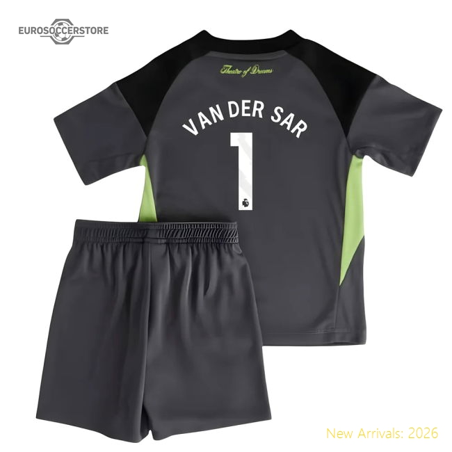 2025-2026 Man Utd Home Goalkeeper Mini Kit (Van Der Sar 1)-Football Jersey Hub