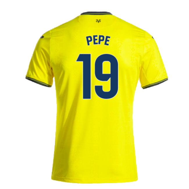 2024-2025 Villarreal Home Shirt (Pepe 19)-PitchVibe Kits
