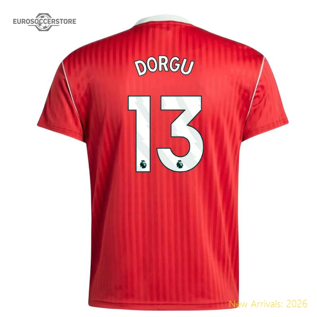 Manchester United Terrace Icons Shirt (Red) (Dorgu 13)-Football Jersey Hub