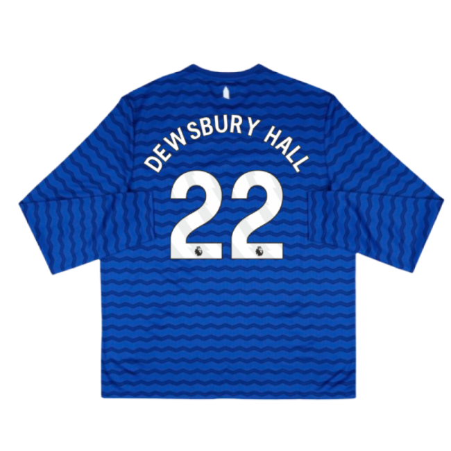 2025-2026 Everton Home Long Sleeve Shirt (Dewsbury Hall 22)-Football Jersey Hub