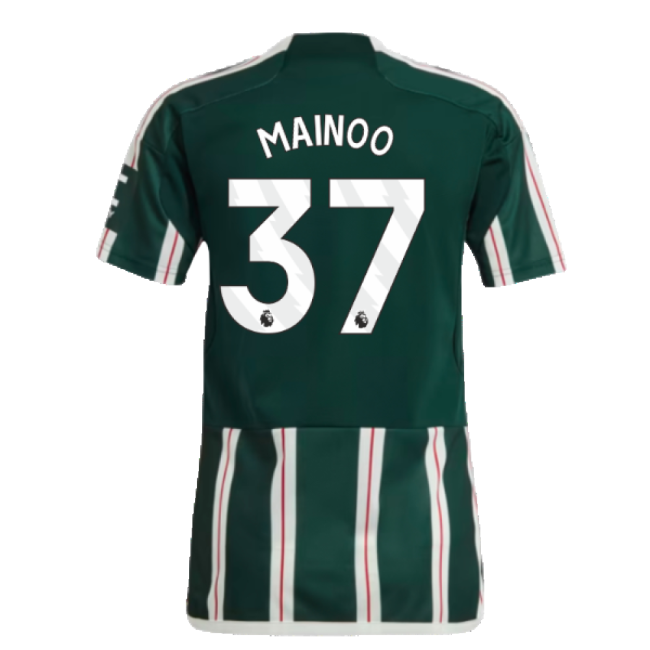 2023-2024 Man Utd Away Shirt (Mainoo 37)-Football Jersey Hub