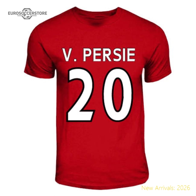 Robin Van Persie Manchester United Hero T-shirt (red)-Football Jersey Hub