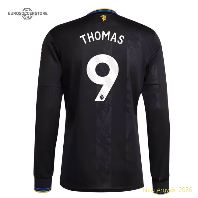 2025-2026 Man Utd Long Sleeve Third Shirt (Thomas 9)-Football Jersey Hub