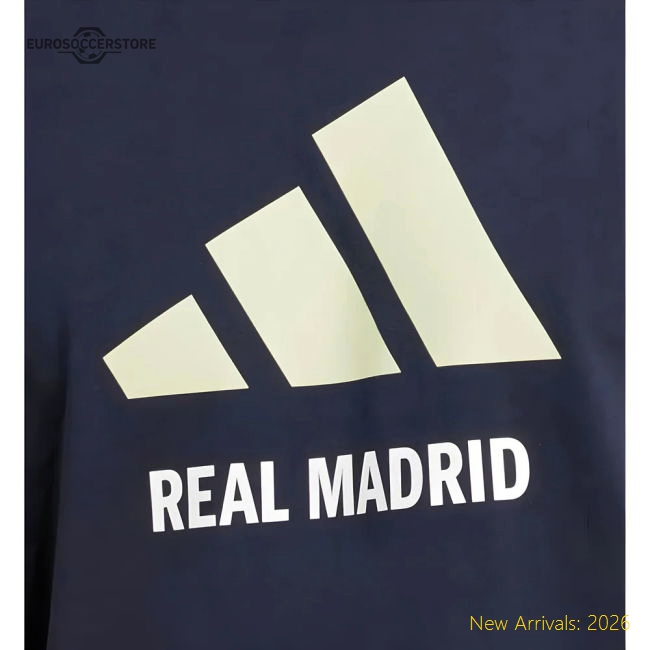 2025-2026 Real Madrid Seasonal Graphic Tee (Legend Ink)-BuySoccerJersey Hub