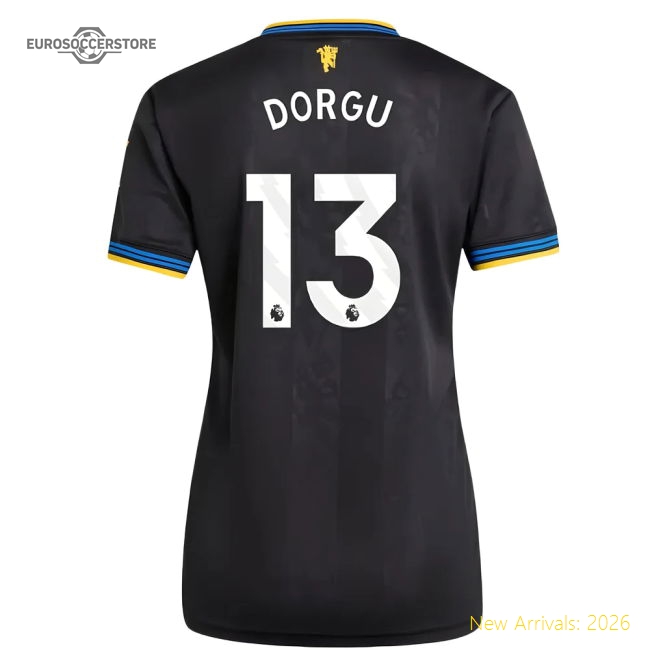 2025-2026 Man Utd Authentic Third Shirt (Womens) (Dorgu 13)-Football Jersey Hub