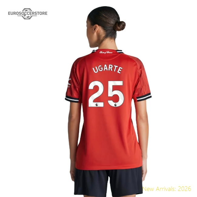 2025-2026 Man Utd Authentic Home Shirt (Womens) (Ugarte 25)-Football Jersey Hub