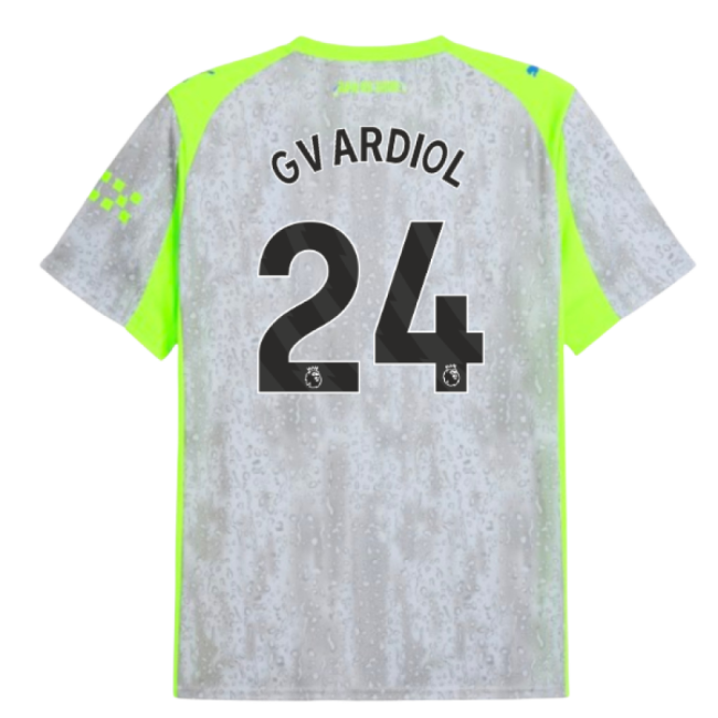 2025-2026 Man City Third Shirt (Gvardiol 24)-Football Jersey Hub