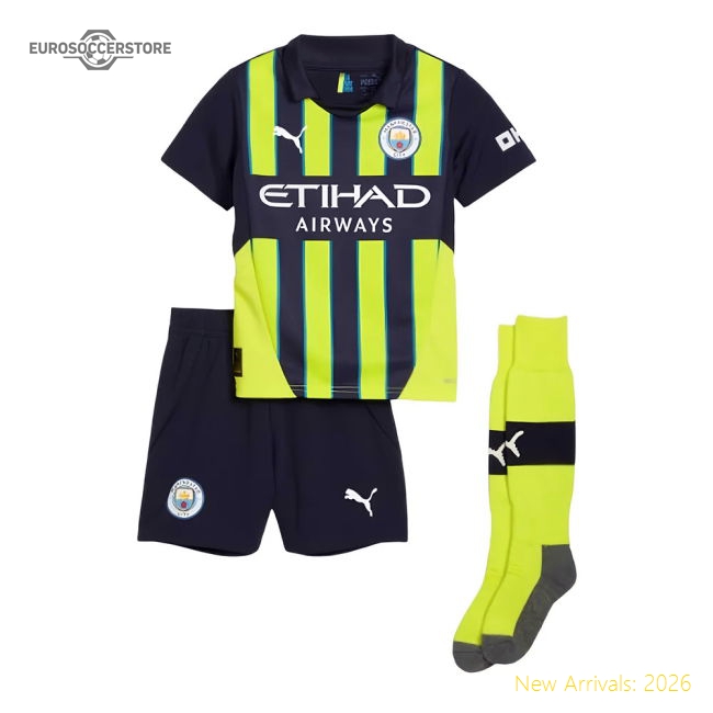 2024-2025 Man City Away Mini Kit (Foden 47)-Football Jersey Hub