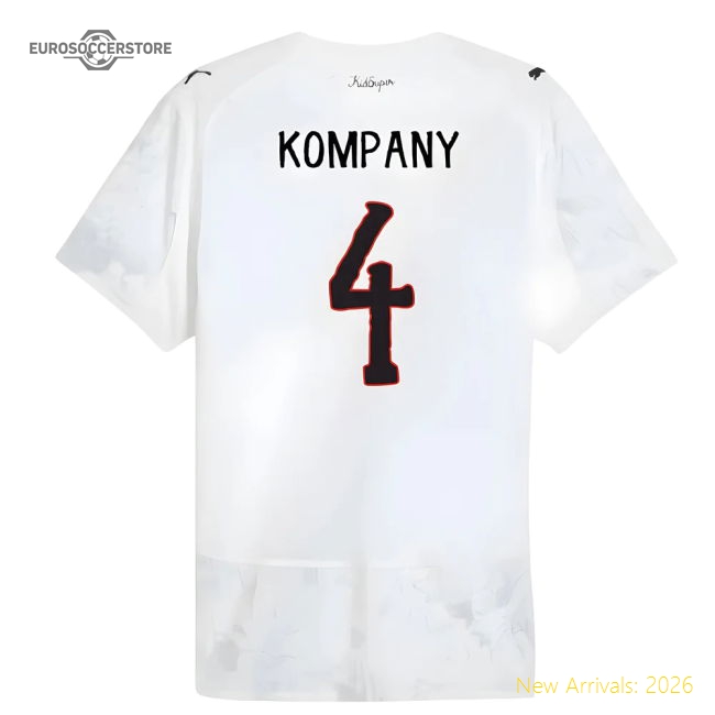 2025-2026 KIDSUPER x Manchester City CWC Authentic Shirt (White) (Kompany 4)-Football Jersey Hub