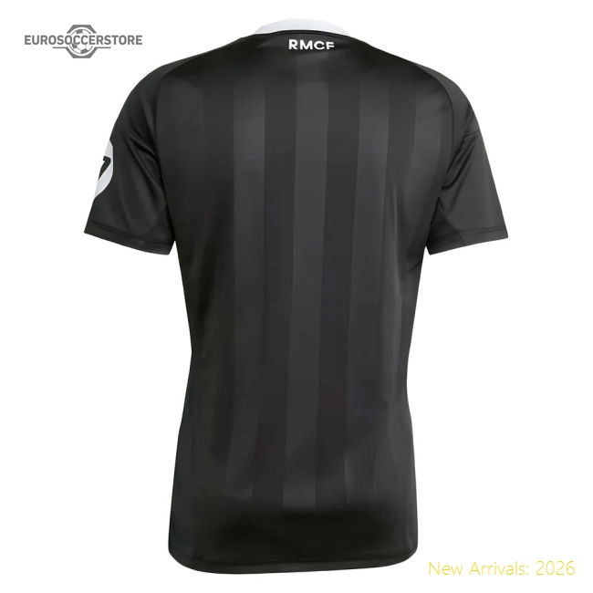 2025-2026 Real Madrid Third Goalkeeper Shirt (Black)-BuySoccerJersey Hub