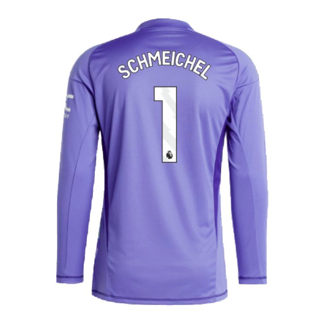 2024-2025 Man Utd Home LS Goalkeeper Shirt (Purple) (Schmeichel 1)-Football Jersey Hub