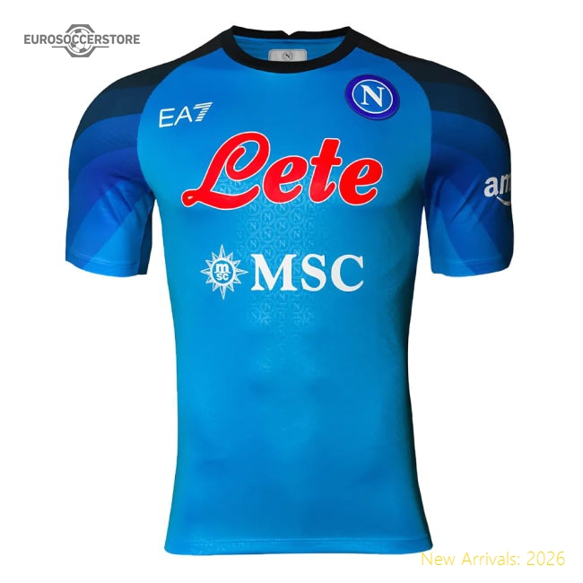 2022-2023 Napoli Home Authentic Shirt (Your Name)-Vantage Point Soccer