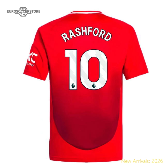 2024-2025 Man Utd Home Mini Kit (Rashford 10)-Football Jersey Hub