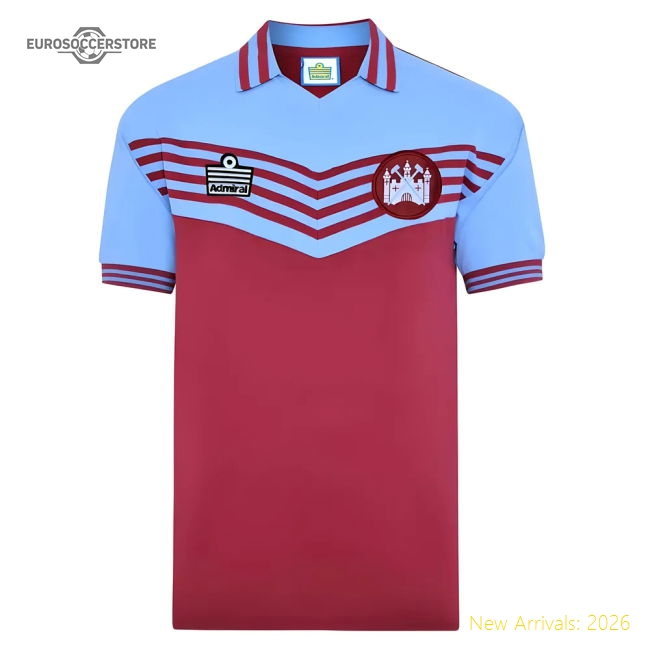 West Ham United 1980 Admiral Retro Shirt-Vantage Point Soccer