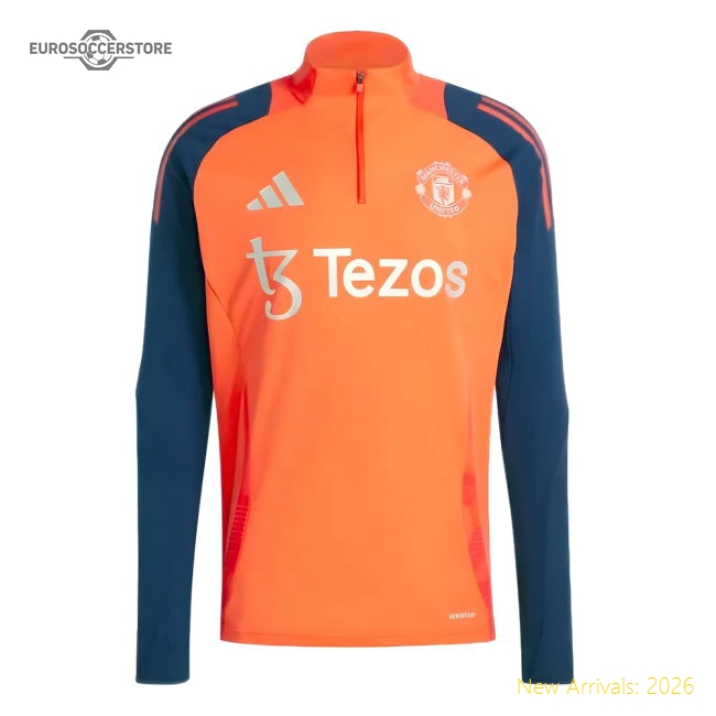 2024-2025 Man Utd Training Top (Red)-Football Jersey Hub