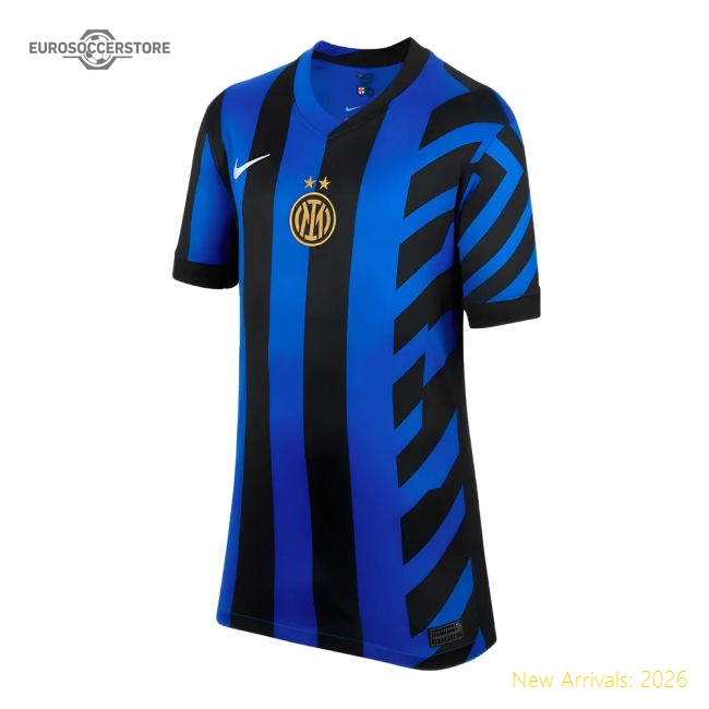 2024-2025 Inter Milan Home Shirt (Kids) (Dimarco 32)-Football Shirts Shop