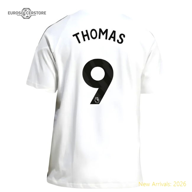2025-2026 Man Utd Training Tee (White) (Thomas 9)-Football Jersey Hub